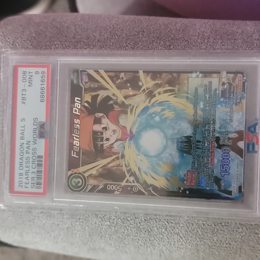 Goku Card 2018 Dragon Ball S Fearless Pan Ser. 3 Cross Worlds
